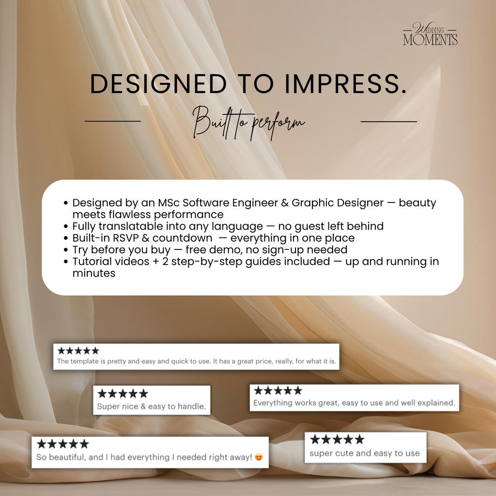 Save the Date Website Template | Ivory Envelope Photo Booth E007_2