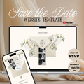 Save the Date Website Template | Ivory Envelope Photo Booth E007_2