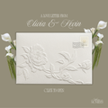 Save the Date Website Template | Floral ivory Envelope Old Money E004 Wedding Moments Digital Download Wedding Moments