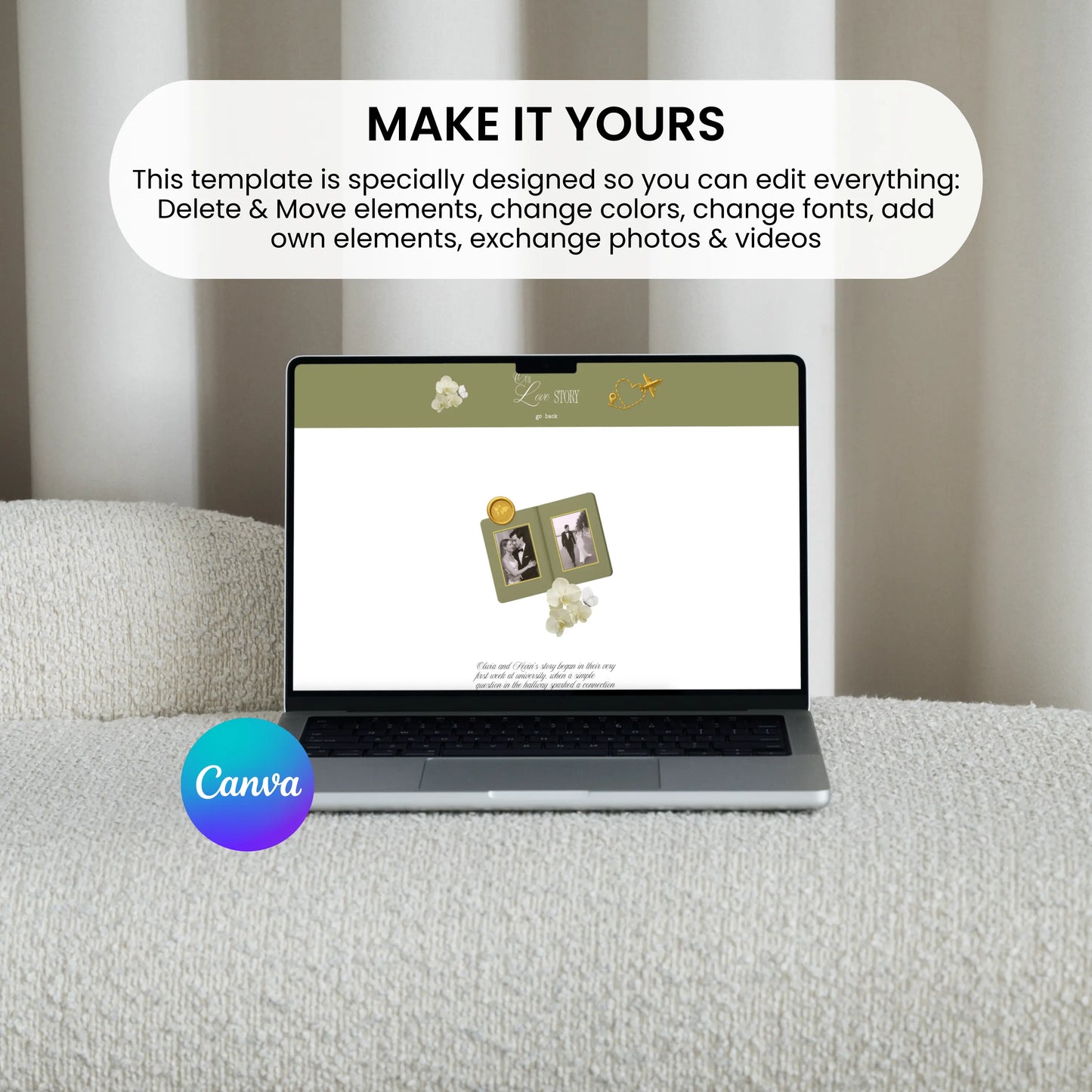 Kostenlose Canva Guides zur Bearbeitung der Hochzeitswebsite – Crash Kurs und Edit Anleitung