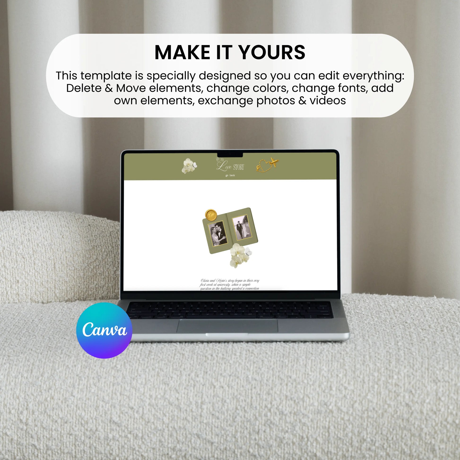 Kostenlose Canva Guides zur Bearbeitung der Hochzeitswebsite – Crash Kurs und Edit Anleitung