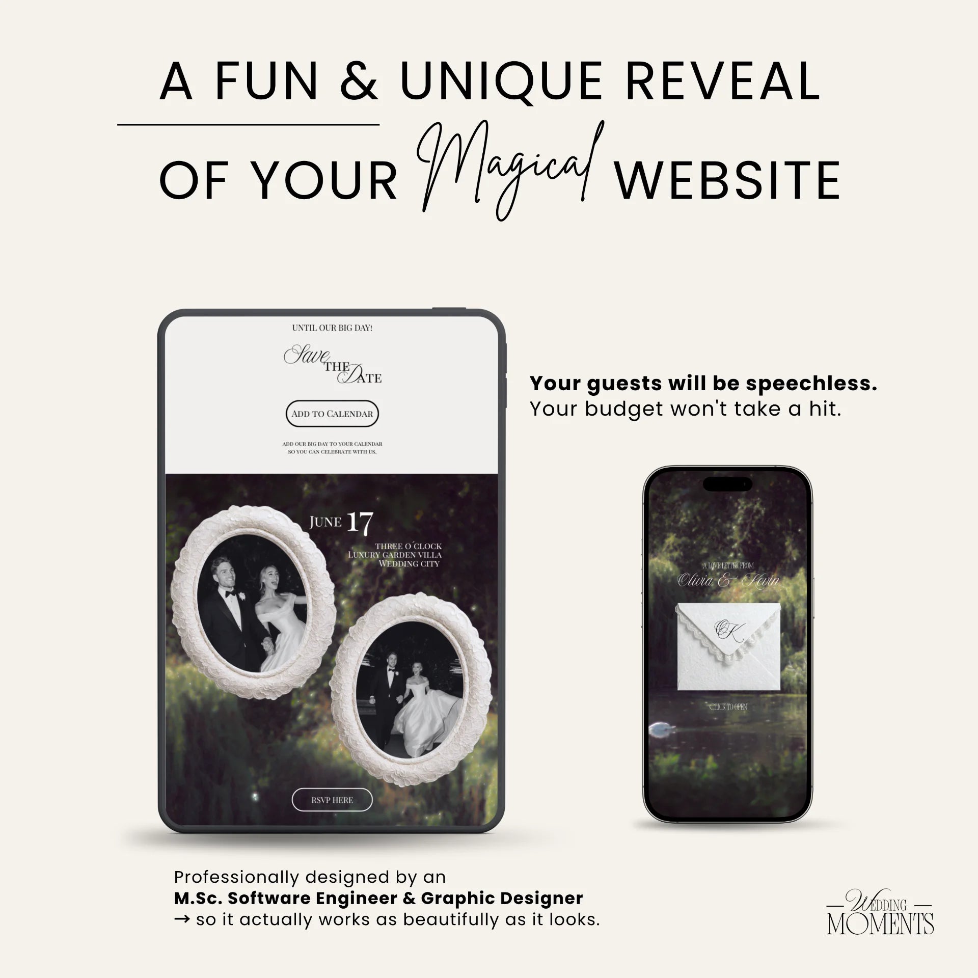 Wedding Website Template - Countryside green sage Wedding Old money E003 Wedding Moments Digital Download Wedding Moments
