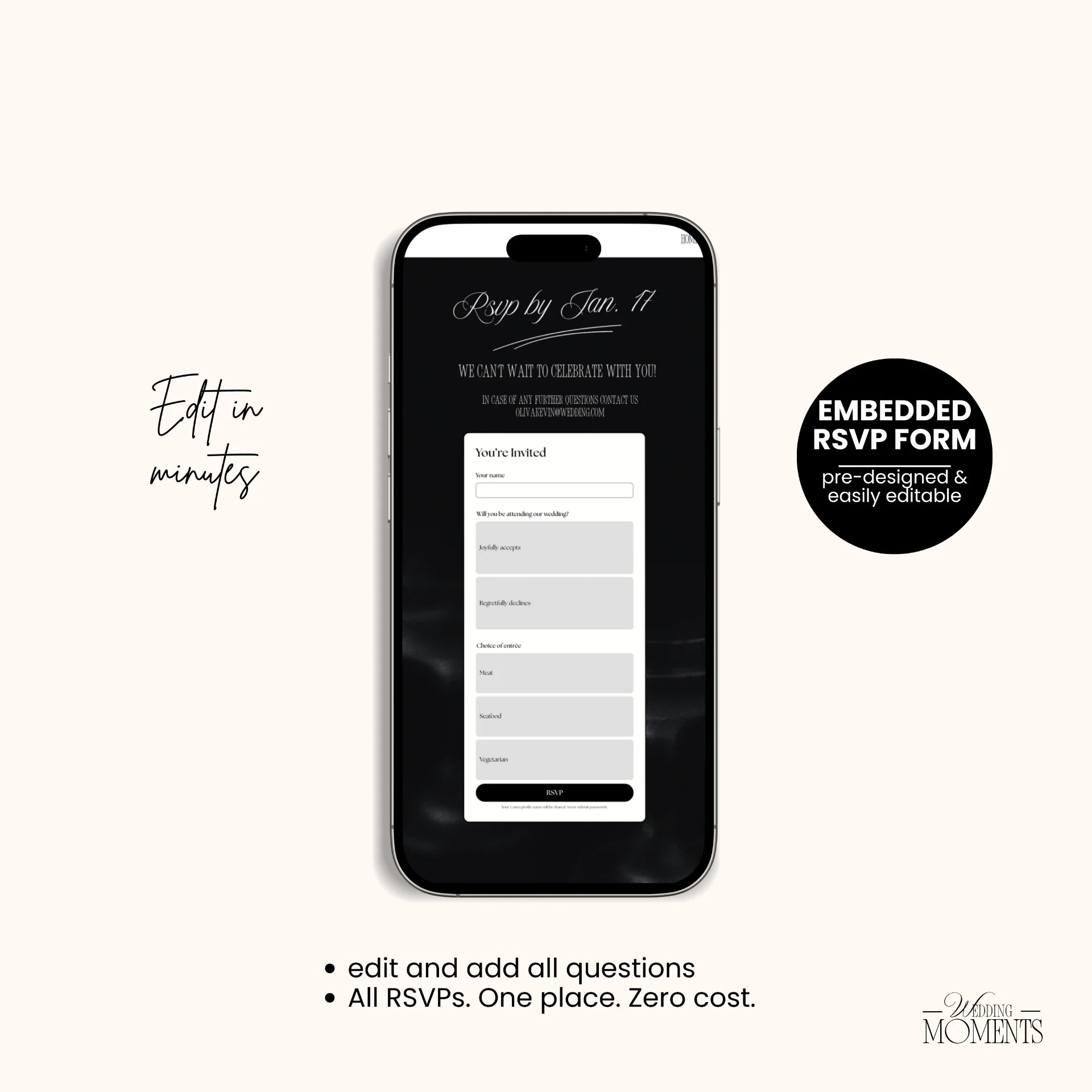 Wedding Website Template - Black & White Wedding Old money burgundy E006 Wedding Moments Digital Download Wedding Moments