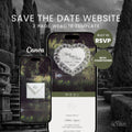 Save the Date Website Template | Countryside Green Sage Old Money E003 (Kopie) Wedding Moments Digital Download Wedding Moments