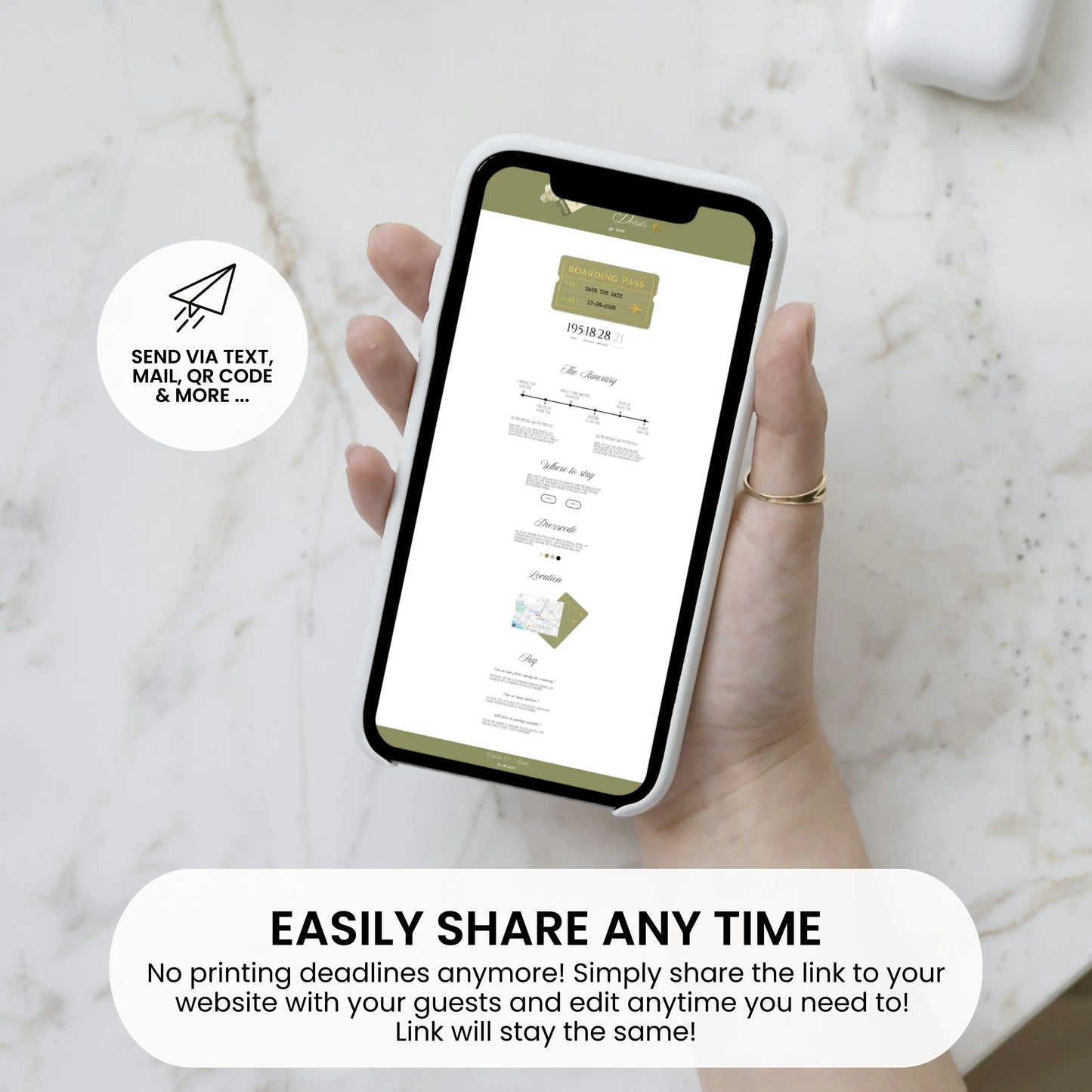 So funktioniert die Canva Hochzeitswebsite – Download, Bearbeitung, RSVP und Veröffentlichung