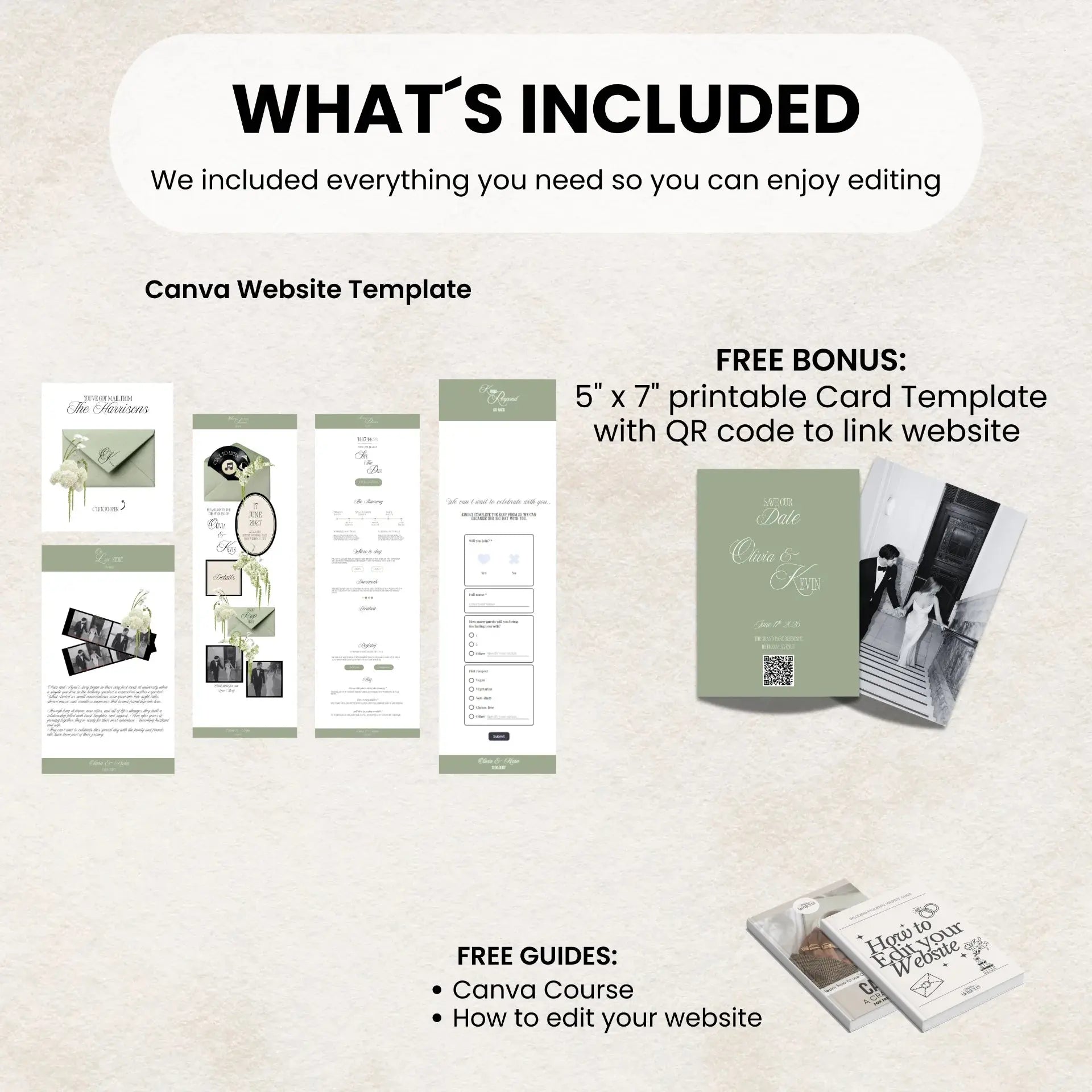 Mint green Wedding Invitation Website with music - RSVP Save the Date Website Wedding Moments  Wedding Moments