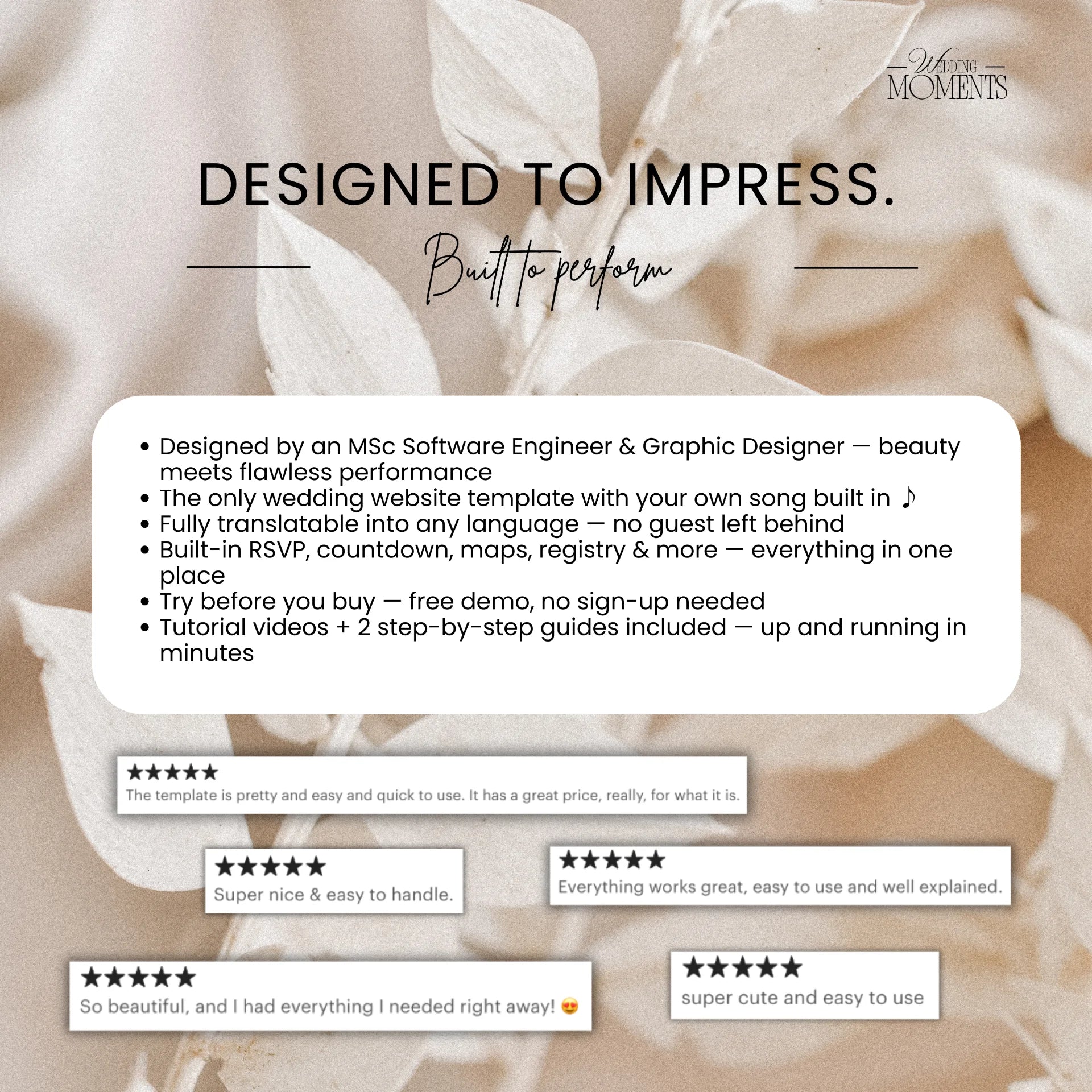 Wedding Website Template - Countryside green sage Wedding Old money E003 Wedding Moments Digital Download Wedding Moments