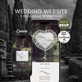 Wedding Website Template - Countryside green sage Wedding Old money E003 Wedding Moments Digital Download Wedding Moments